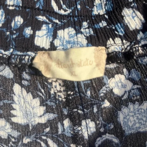 Blue floral, Long maxi skirt - Picture 3 of 3